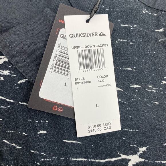 Quicksilver Netflix Stranger Things Jacket Sz L Mens New - Picture 8 of 15